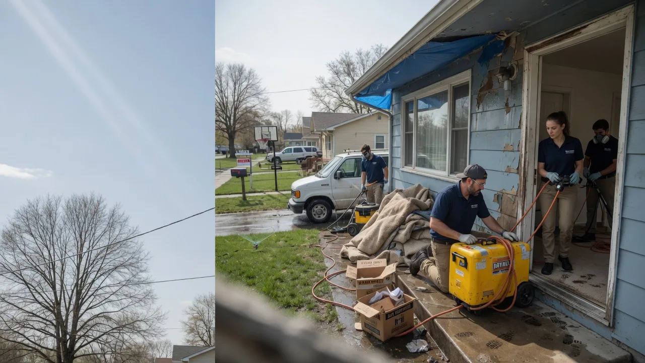 Basement Flood Cleanup in Armstrong, MO near me
